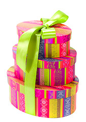 Image showing colorfull gift boxes