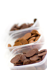 Image showing dark and milk chocolates