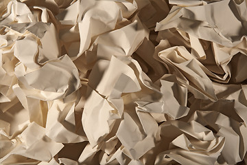 Image showing Old crumpled paper