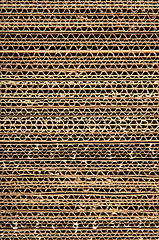 Image showing Corrugated cardboard texture