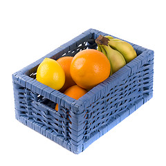 Image showing basket with fruits