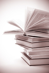 Image showing stack of books