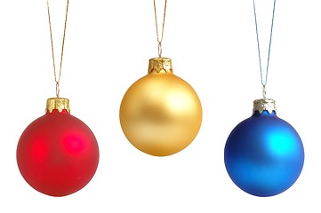 Image showing Christmas tree decorations