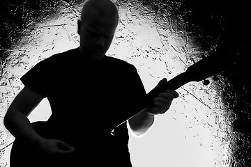 Image showing Guitar player