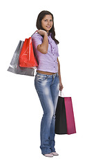 Image showing Woman shopping