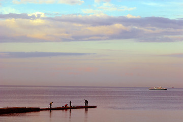 Image showing Evening on the Black sea