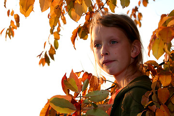 Image showing Autumnal portrait