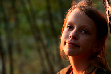 Image showing Autumnal portrait