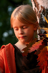 Image showing Autumnal portrait