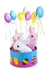 Image showing Easter bunny toys