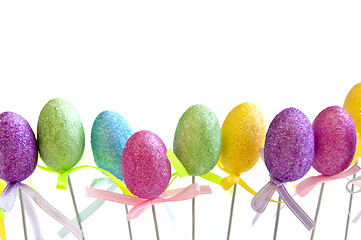 Image showing Easter egg toys