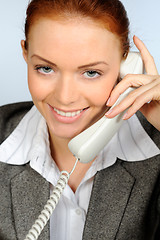 Image showing Beautiful businesswoman