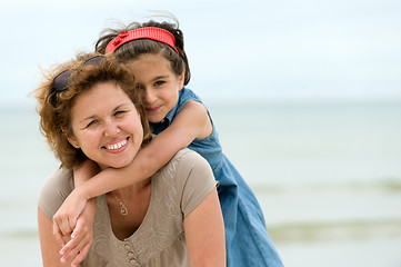 Image showing Happy mother and kid