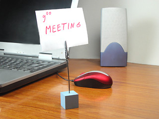 Image showing Meeting time