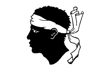 Image showing Corsica National Symbol Moorish head