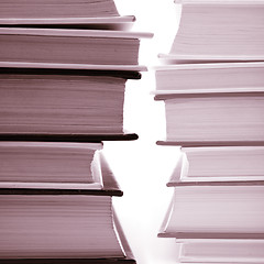 Image showing stack of books