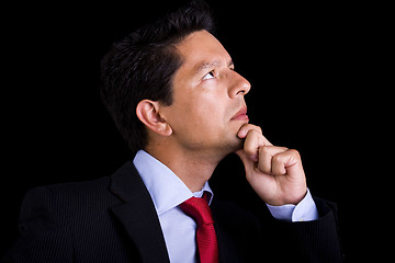 Image showing businessman thinking