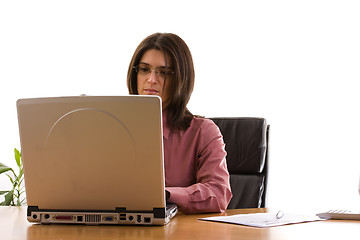 Image showing businesswoman working