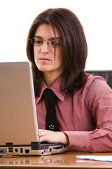 Image showing businesswoman working 