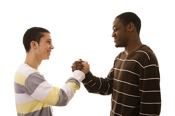 Image showing multiracial friends