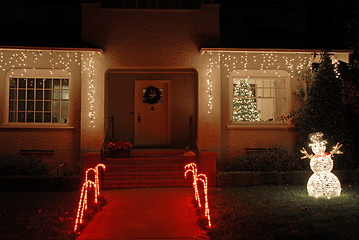 Image showing Christmas lights