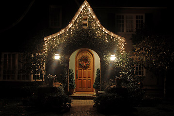 Image showing Christmas lights