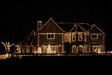 Image showing Christmas lights