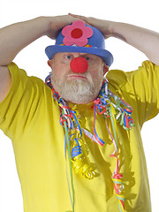 Image showing Clown with blue hat