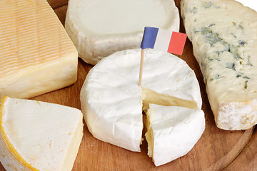 Image showing Sorts of french cheese