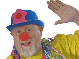 Image showing Greeting Clown