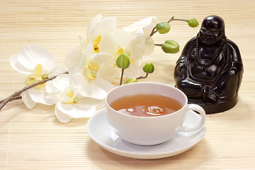 Image showing Tea With Buddha