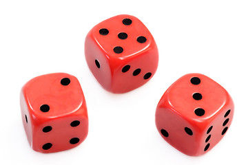 Image showing Three Dices