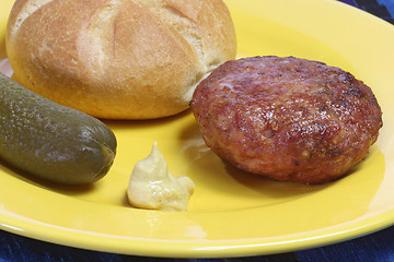 Image showing Fried meatball