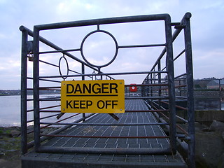 Image showing Metal Pier