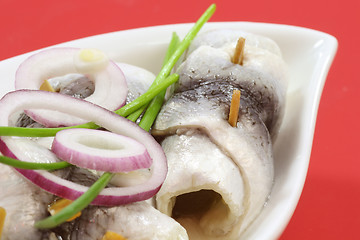 Image showing Rolled herring