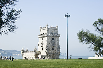 Image showing Tower of Belem (Torre de Belem), Lisbon, Portugal