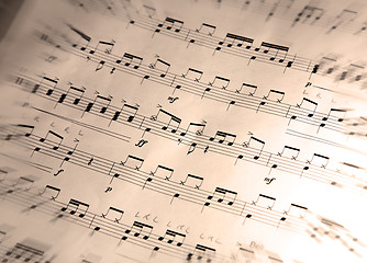 Image showing sheet music