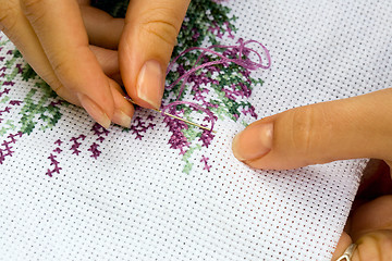 Image showing Fine needlework