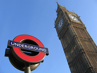 Image showing Big Ben Underground