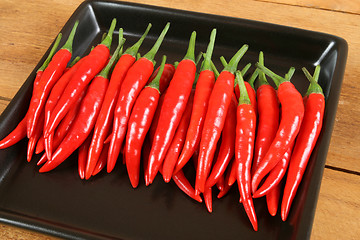 Image showing Red chilli peppers.