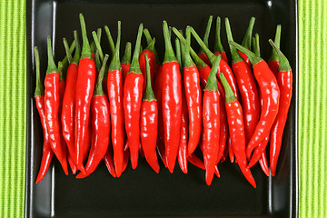 Image showing Red chilli peppers.