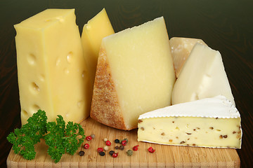 Image showing Cheese serving