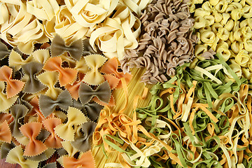 Image showing Italian pasta background