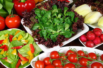 Image showing Salads.
