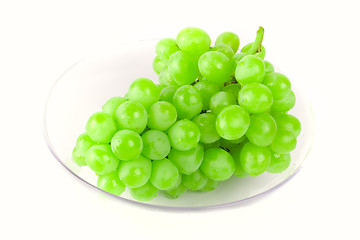 Image showing green grapes