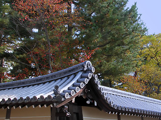 Image showing Wall Detail-Kyoto Imperial Palace,Japan