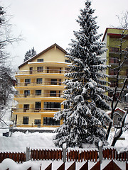 Image showing Winter hotel