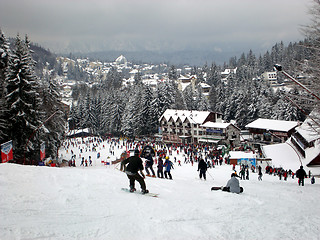 Image showing Mountain resort