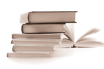 Image showing stack of books