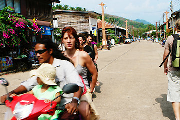 Image showing Koh Lanta street - EDITORIAL.